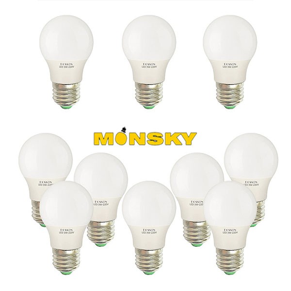 Bóng LED Bulb 3W tròn kín nước cao cấp chuyên dụng trang trí ngoài trời, chống nước - chip LED chuẩn