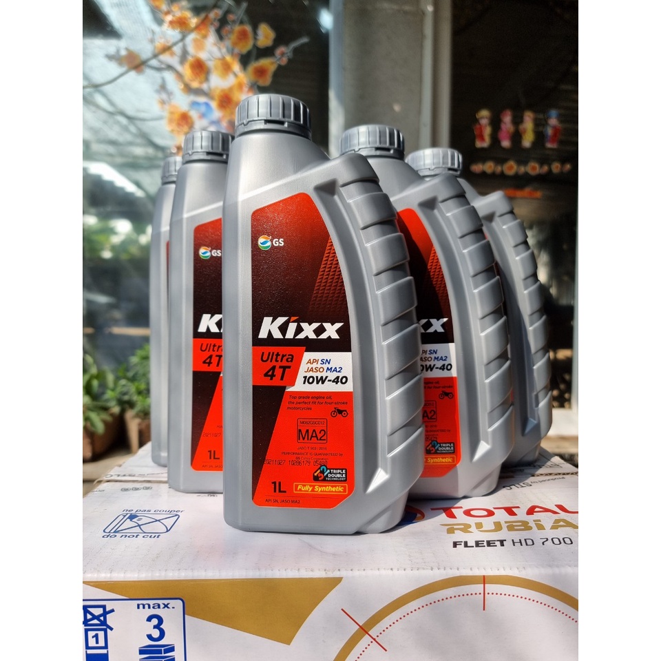 NHỚT XE SỐ, MÔ TÔ, TAY CÔN S-OIL SEVEN 10W-40, KIXX ULTRA 10W-40