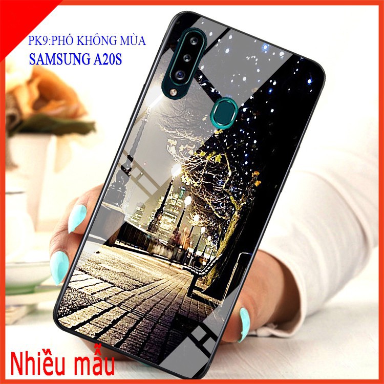 Ốp lưng mặt  kính 3D SAMSUNG A20S , ốp điện thoại  kính 3d sang trọng, ảnh thật shop có cung cấp video ạ