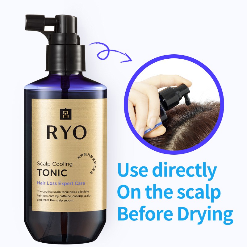 Xịt dưỡng tóc làm mát và chống rụng Ryo Scalp Cooling Tonic
