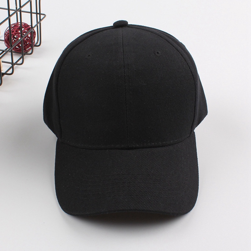 Mũ Lưỡi Trai Unisex Màu Trơn Phong Cách Hàn Quốc