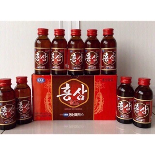 NƯỚC HỒNG SÂM CHAI HÀN QUỐC Lốc #75k