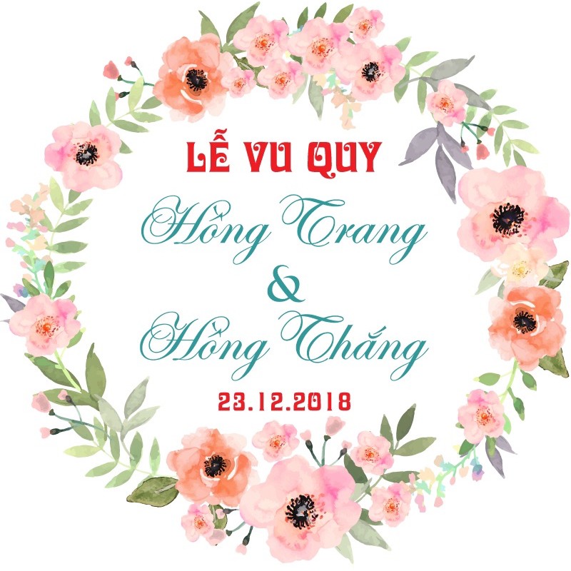 Bảng treo cổng đám cưới,hỏi.Thiết kế miễn phí