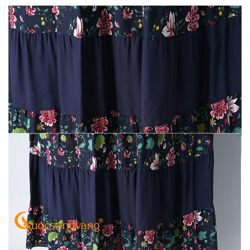 Váy đầm dài kiểu bohemian váy đầm suông maxi GLV140 Cuocsongvang