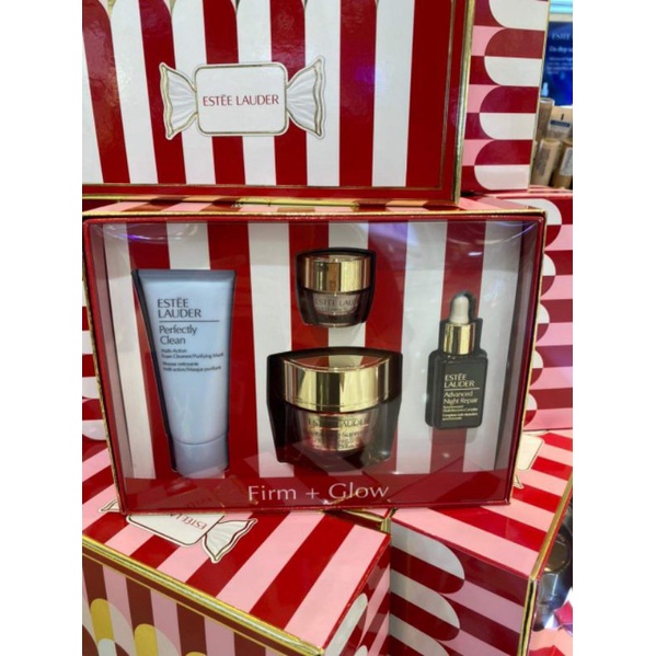 Sét Dưỡng Da Estee Lauder 𝐅𝐢𝐫𝐦 + 𝐆𝐥𝐨𝐰( 30ml.15ml.50ml.5ml)