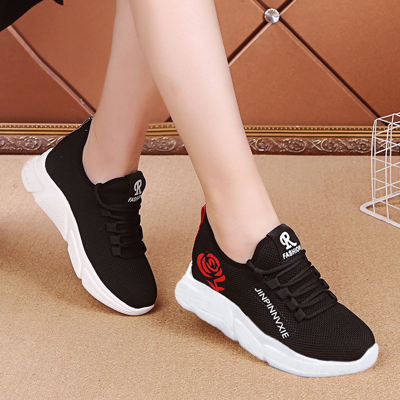 Giầy thể thao nữ, giày sneaker nữ buộc dây V201