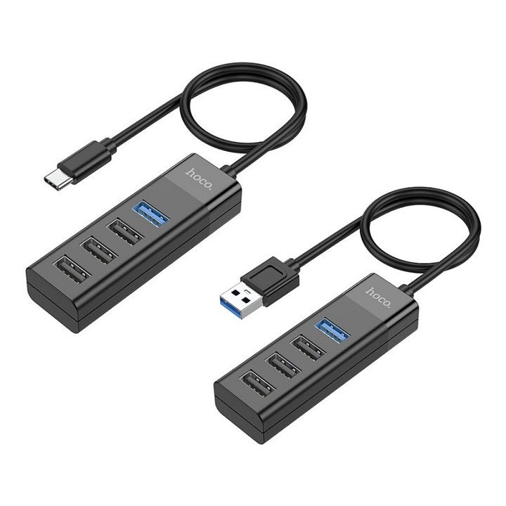 Hub Hoco HB25 1 Cổng USB 3.0 - 3 Cổng USB 2.0