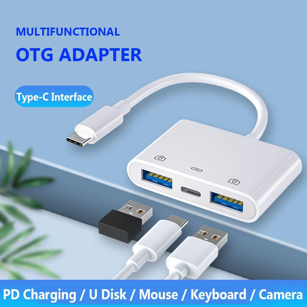 BEBETTERM Đầu Đọc Thẻ Nhớ USB 3.0 Type C OTG Cho Điện Thoại
