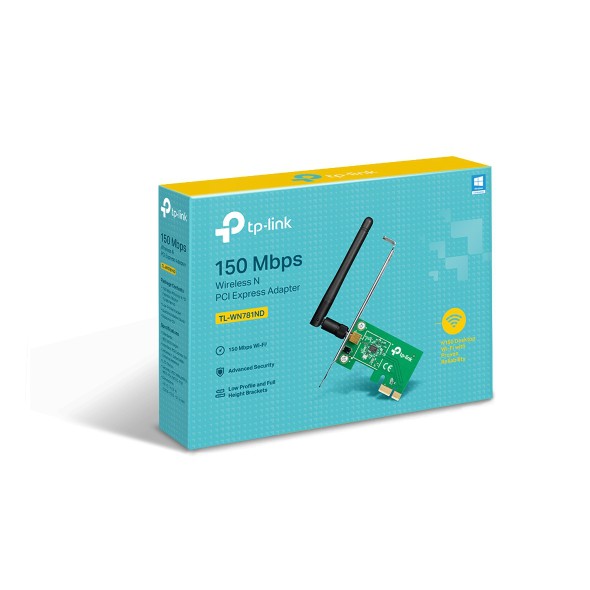 TP-Link PCI Express Card wifi (Thu wifi) Chuẩn N 150Mbps TL-WN781ND - Hàng chính hãng. | WebRaoVat - webraovat.net.vn