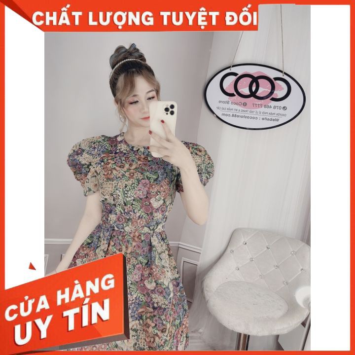 Đầm hoa [CoCo Shop] Đầm Hoa Phiên Bản Giới Hạn - Hàng Thiết Kế | BigBuy360 - bigbuy360.vn