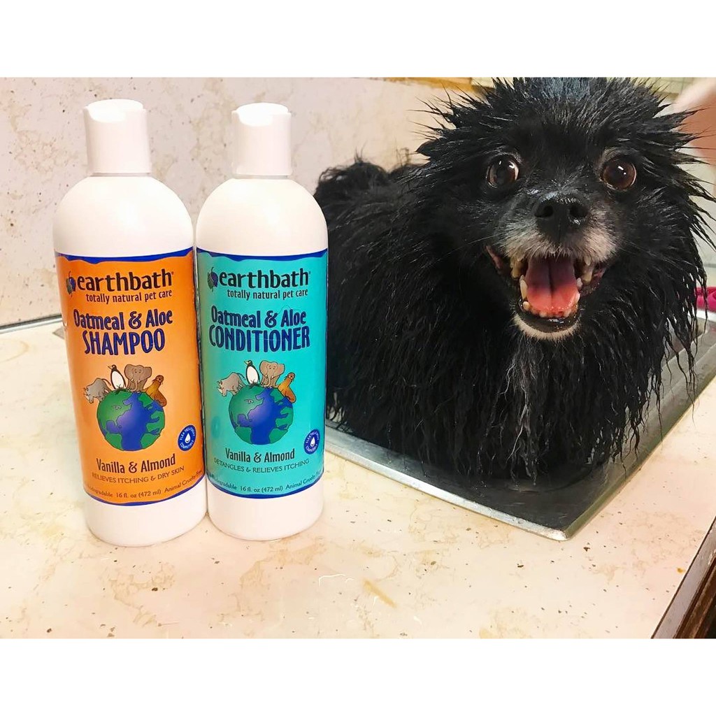 Earthbath USA Mỹ phẩm thiên nhiên cô đặc Set mini dùng thử dầu tắm , dầu xả , dầu thơm cho chó con và chó trưởng thành