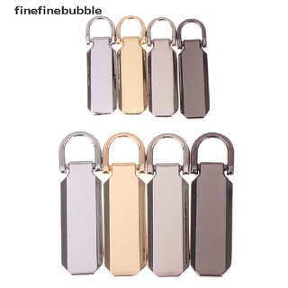 [finefinebubble] 5PCS Metal Zipper Head Zip Puller Detachable Zipper Repair Kits DIY Handmade Bag 