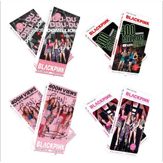 Hộp postcard bưu thiệp Blackpink nhiều mẫu