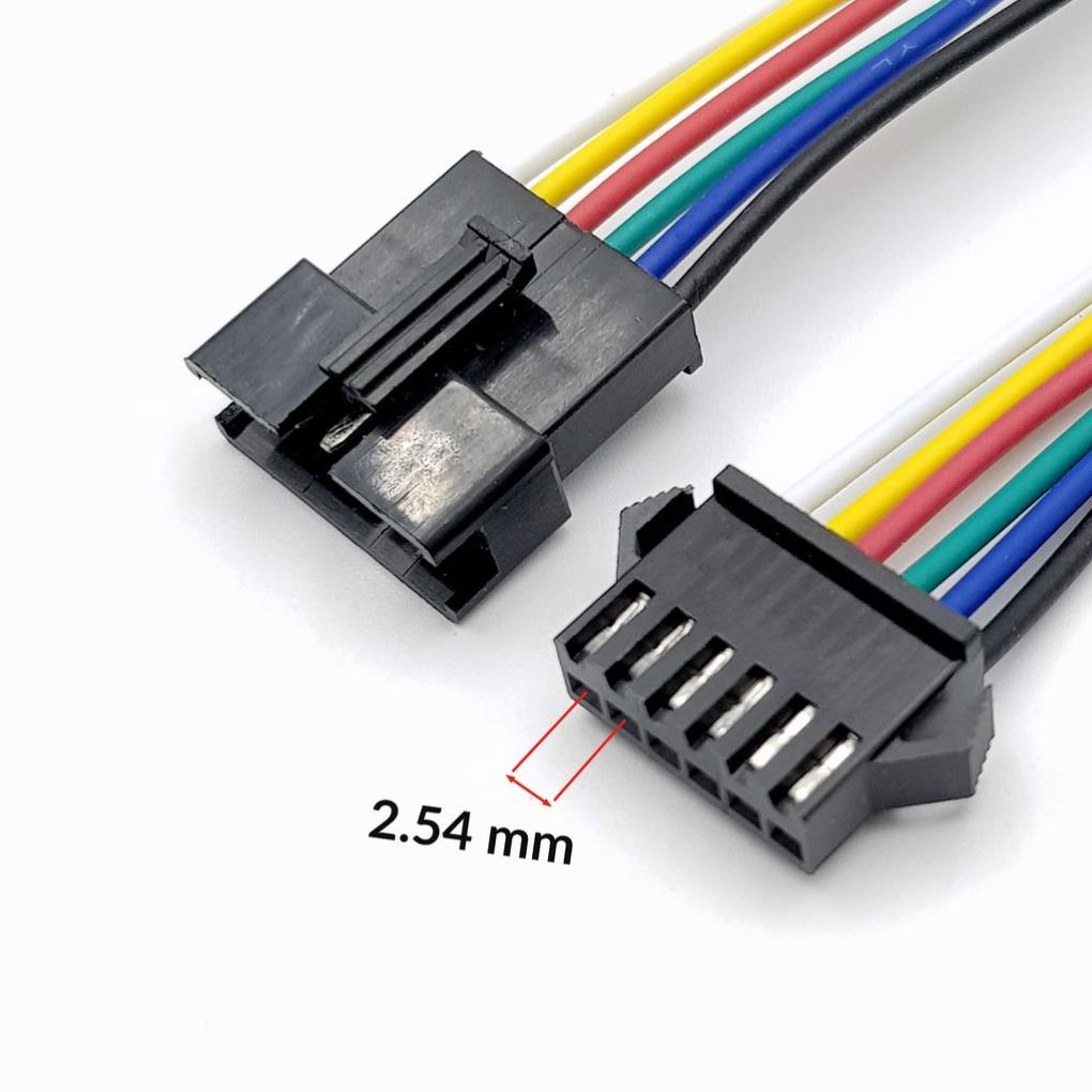 Cặp Jack kết nối đực cái 2.54mm dài 40cm SM-2P / 3P / 4P / 5P / 6P