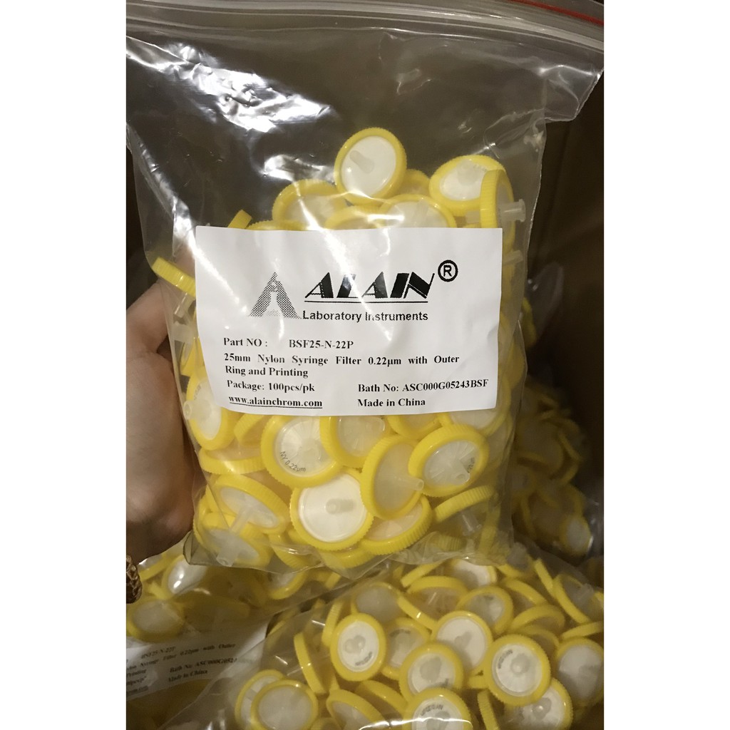 Phin lọc Nylon Syringe filters  Alain Lab TQ
