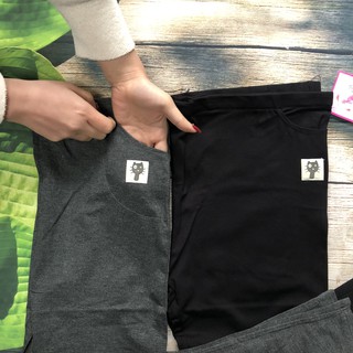 Quần bầu legging may mèo