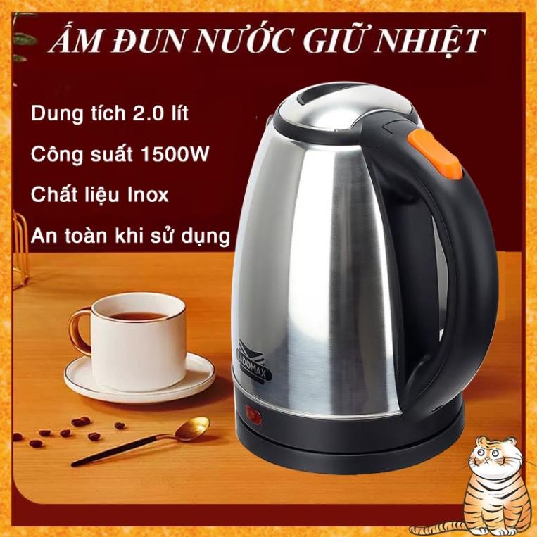 Ấm Siêu Tốc Đun Nước Jiplai 2/ Ladomax HA-885 /Ladomax HA-886 công suất lớn đun nhanh sôi, an toàn khi sử dụng