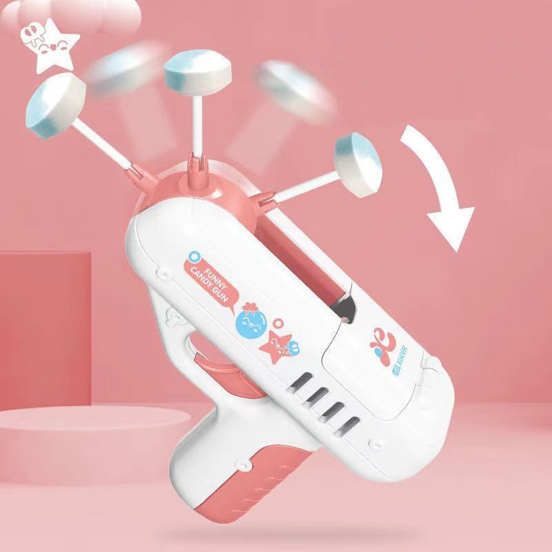 SÚNG BẮN KẸO HOT TRENDS TIKTOK /FULL BOX，Súng Bắn Kẹo Mút Mới Lạ Cho