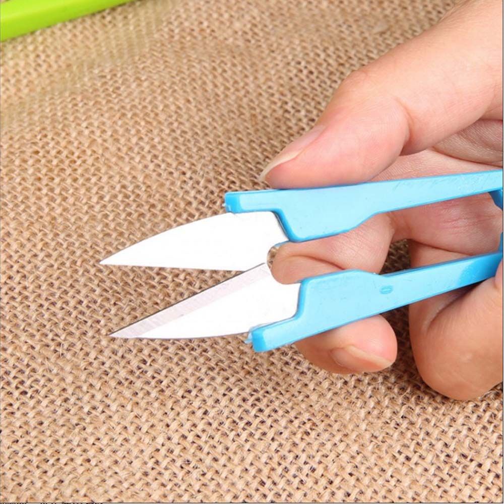 Kéo cắt chỉ hình chữ U tay cầm carbon đa năng DIY