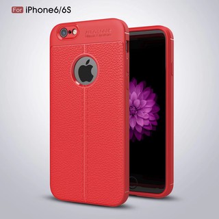 Ốp lưng iPhone 6/6s, iPhone 6plus/6splus Sillicon giả da Auto Focus