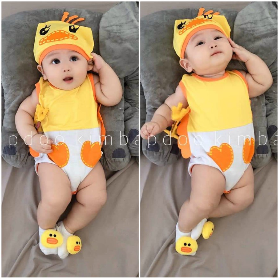 Thanh Lý Bodysuit Chip Nón Lẻ Size Nhiều Hình Cho Bé NEW 100% (Lỗi Vải hoặc In) - Mihababy