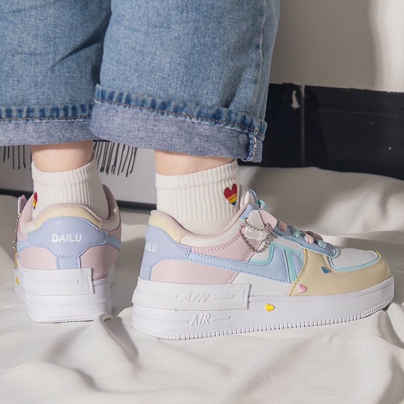 Giày thể thao nữ đẹp, giày sneaker nữ đi chơi phối màu xinh xắn PK 149