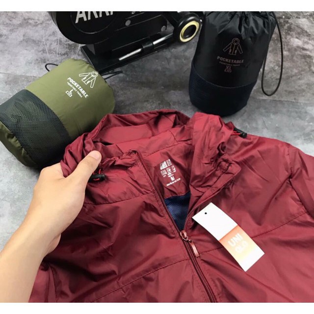 [ XẢ KHO 3 NGÀY ] Áo Khoác Dù 2 Lớp Unifor Lót Lưới Thoáng Khí, Cản Gió, Chống Nước Tốt - BH 3 Tháng Sử Dụng | BigBuy360 - bigbuy360.vn