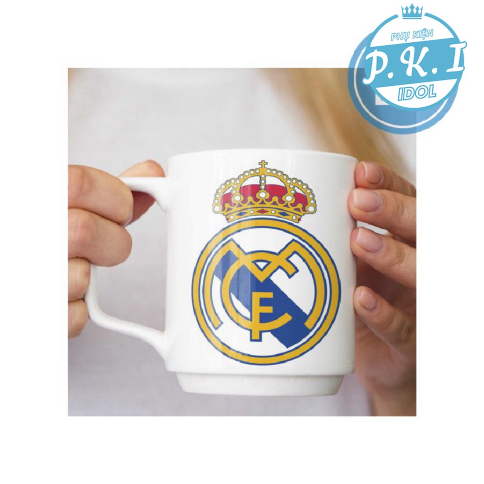 Cốc Sứ In Hình CLB Real Madrid Và Các Cầu Thủ - QUÀ TẶNG THỂ THAO