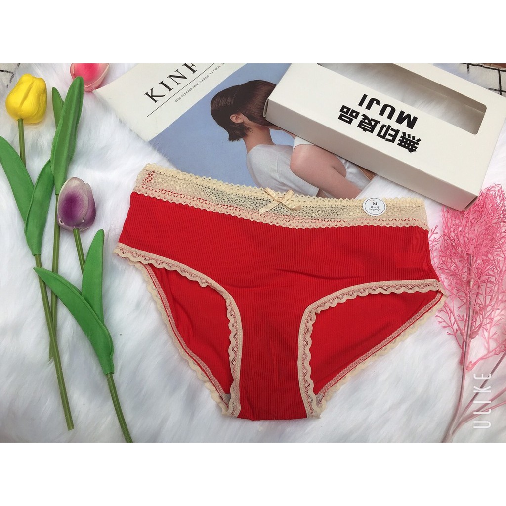 Hộp 5 chiếc quần lót đúc lụa tăm kháng khuẩn cao cấp
