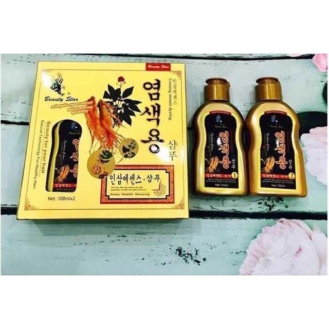 KOREA Bộ dầu gội nhân sâm đen Tóc