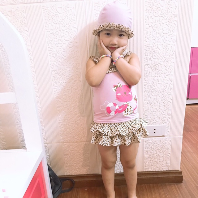 Set 3 chi tiết bơi bé gái xuất Hàn