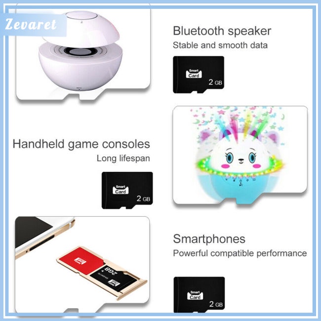 Thẻ Nhớ Zevaret 128MB-32GB Micro TF Tốc Độ 4 Cho Điện Thoại