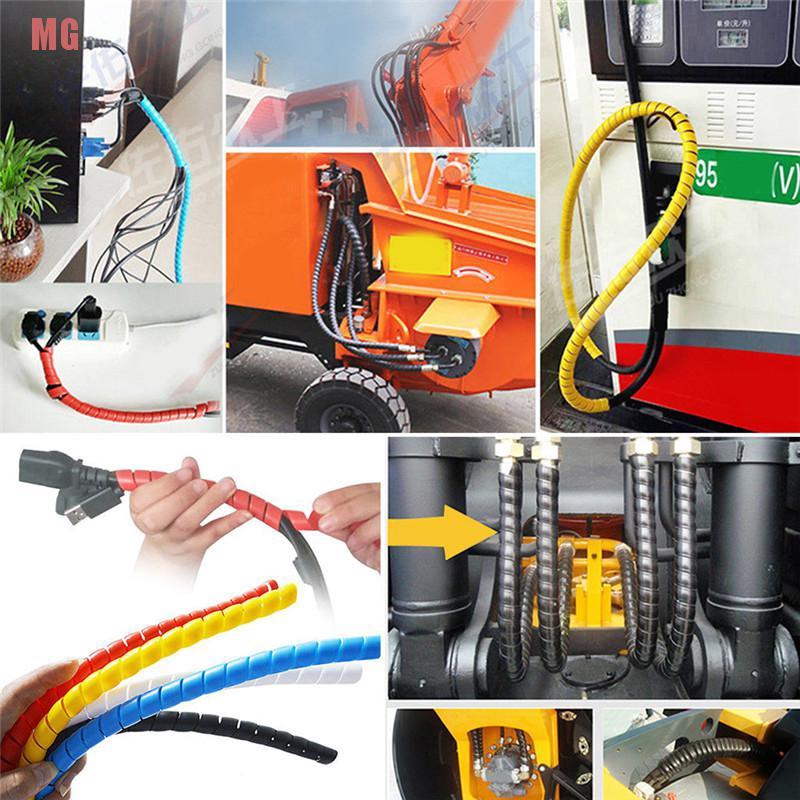 Ống Quấn Dây Cáp Nhiều Màu 1m 10mm / 14mm