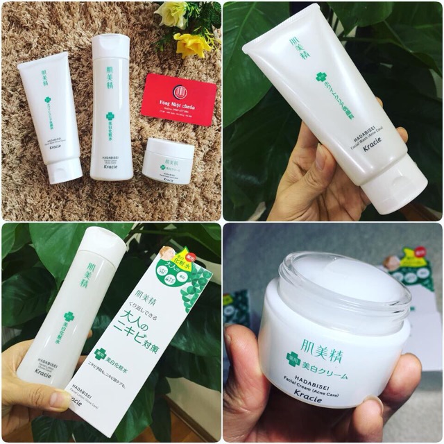 ‍♀️ Kem Dưỡng Da Mụn Kracie Hadabisei Facial Cream (Acne Care)