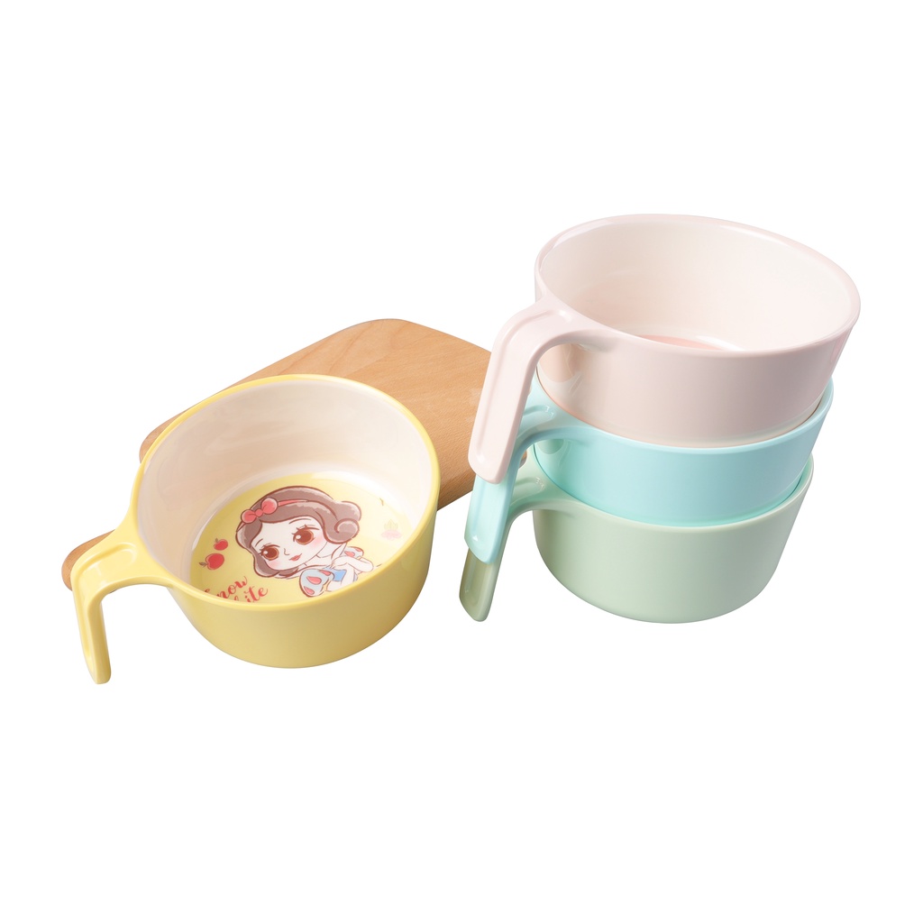 Chén Melamine có tay cầm cho bé in hình ảnh hoạt hình Disney xinh xắn