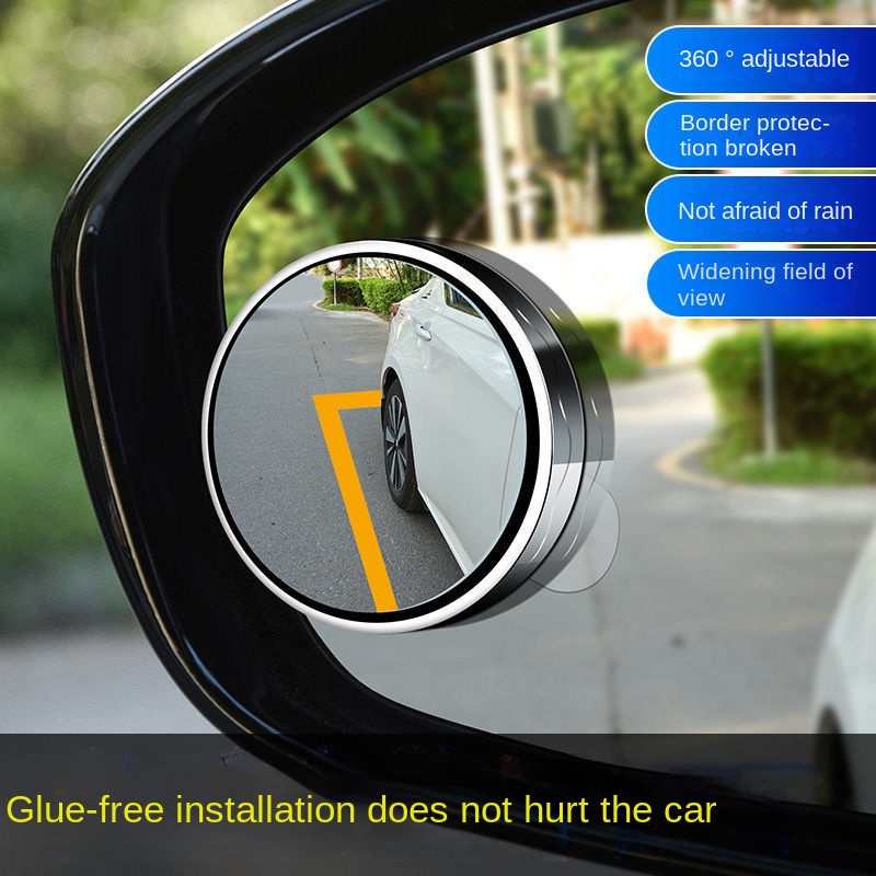Bộ 2 Gương Chiếu Hậu Xoay 360 Độ Chống Điểm Mù Cho Xe Hơi° Gương Chiếu Hậu Hỗ Trợ Quay Điểm Mù Tiện Dụng