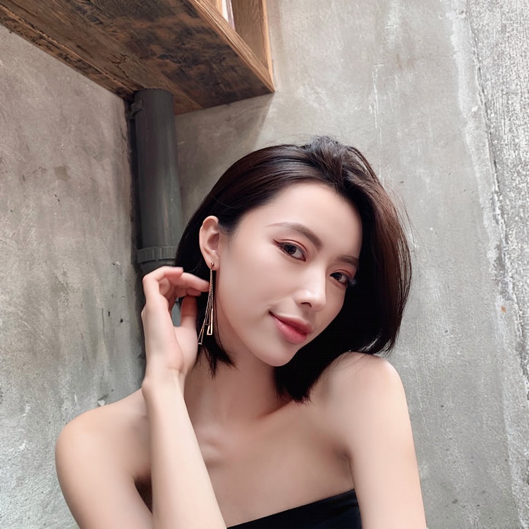 Bông tai titan 3 thanh rỗng E1-110A - CAM KẾT KHÔNG GỈ, KHÔNG BAY MÀU - BẢO HÀNH 12 THÁNG