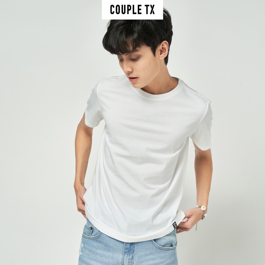 Áo Thun Cổ Tròn Basic Nam Couple TX MTS 1096 | BigBuy360 - bigbuy360.vn