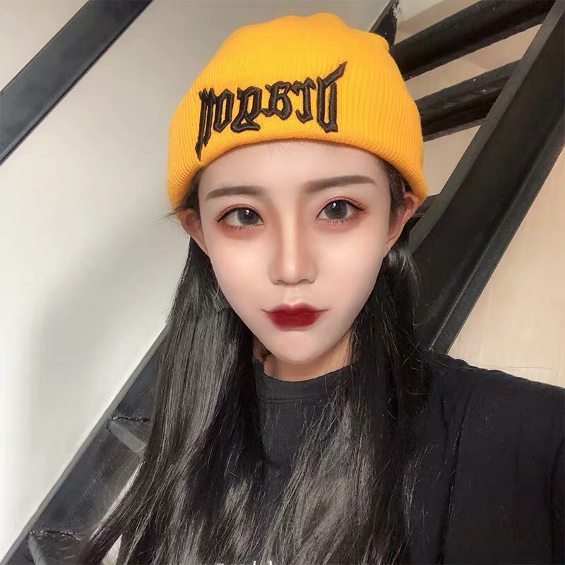 Nón Len Beanie Phong Cách Hàn Quốc Cá Tính