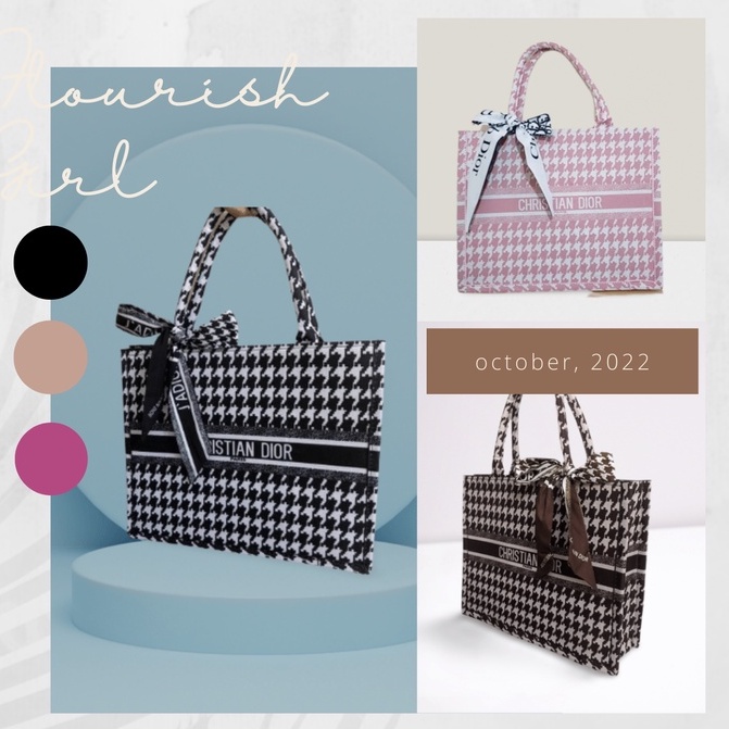 Túi tote công sở du lịch họa tiết thổ cẩm én, giỏ xách tặng kèm khăn size 35 đựng vừa laptop 15.6 inch