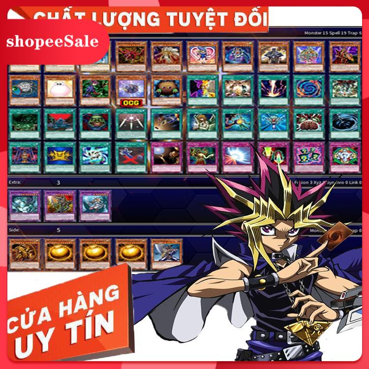 Bộ bài in giá rẻ của Muto Yugi (48 lá) (Tặng kèm 1 lá bài real của Yugi)