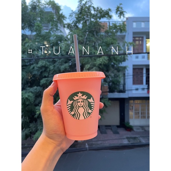 Set 3 Ly Starbucks Đổi Màu Reusable 16Oz Joy Of Conection