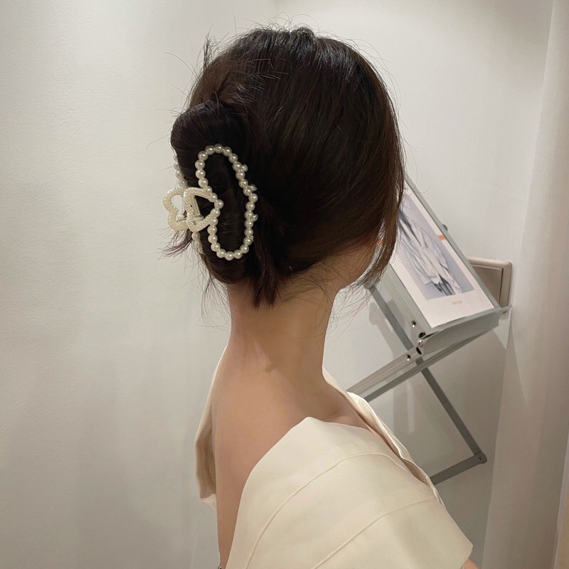 Kẹp tóc đính đá, kẹp đính ngọc cao cấp xinh xắn thời thượng dành cho nữ DAHABOO KT08