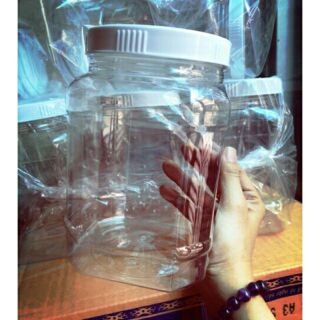 Hũ nhựa V190 và V130 đựng khoãn 500gr và 350gr khô gà, gà lắc, khô bò....vừa in