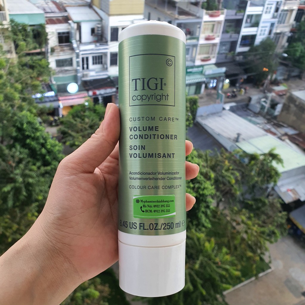 DẦU GỘI XẢ TIGI COPYRIGHT TĂNG PHỒNG VOLUME 300ML - 250ML