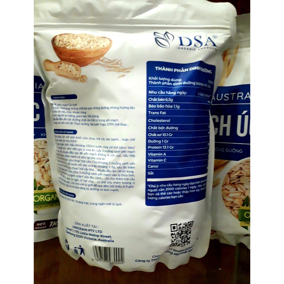 combo 6kg yến mạch úc tươi chất lượng đảm bảo