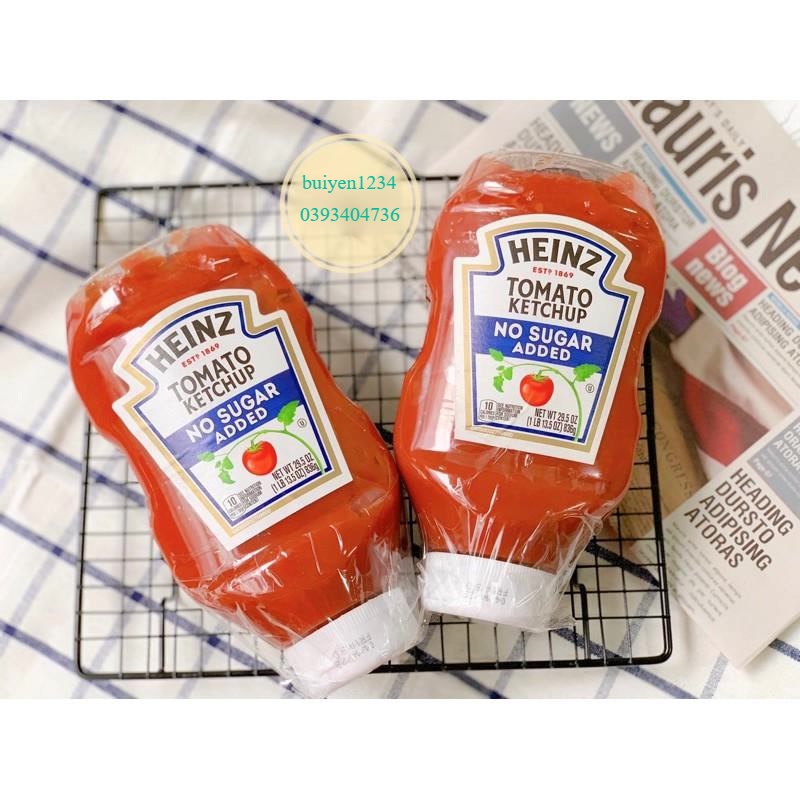 Tương cà - Ketchup Heinz không đường ít calo