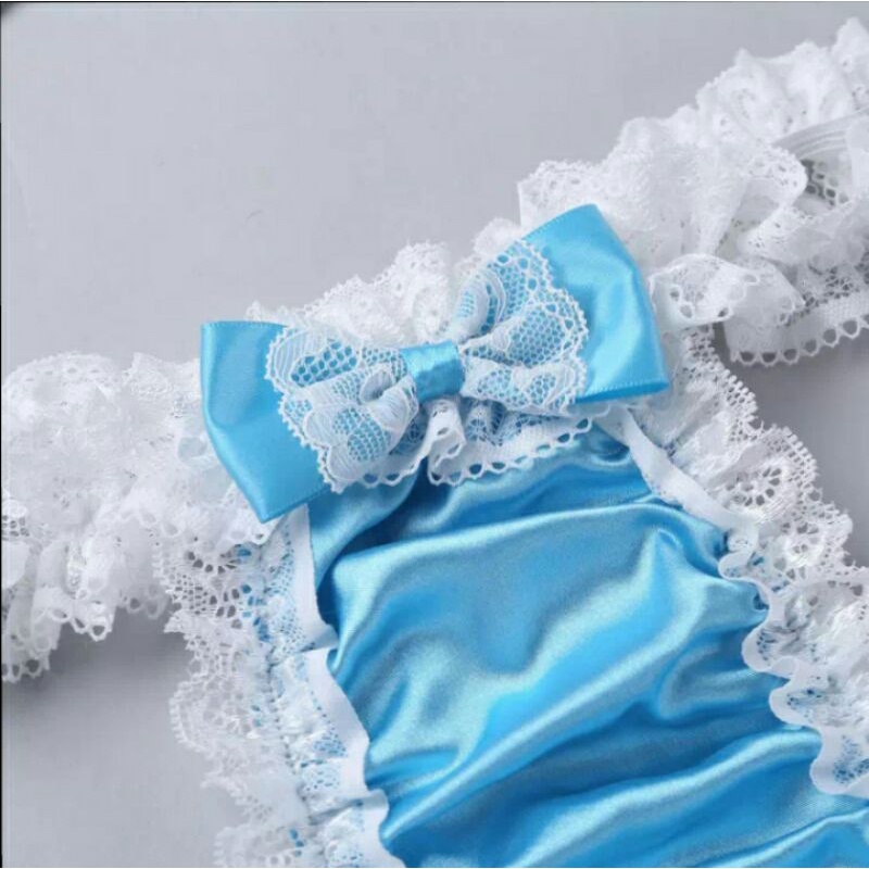 QUẦN LÓT LỤA BÓNG PHỐI REN GỢI CẢM CHO NAM