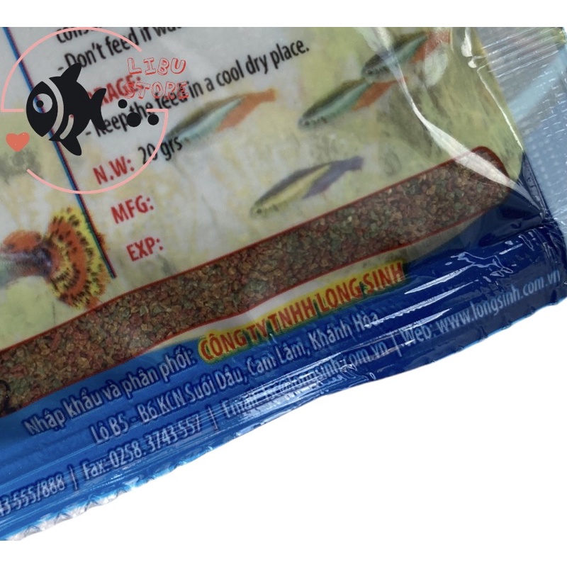 SAPPHIRE FEED  - Thức Ăn Cho Cá Betta, Guppy, Neon, Huyết Anh Đào