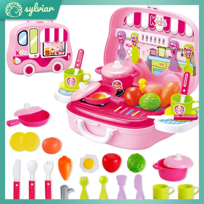 Bộ 25 Món Đồ Chơi Giả Nấu Ăn Cho Trẻ Em